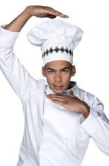 Kuchařská čepice vysoká