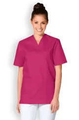 Tunika UNISEX  do "V" růžová
