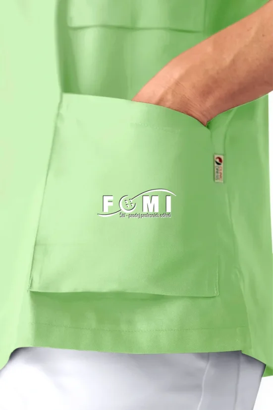 tunika CORE pro muže - výstřih do V jablkově zelená