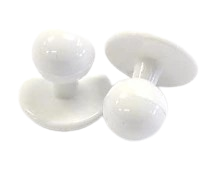 Základní knoflík: BÍLÝ