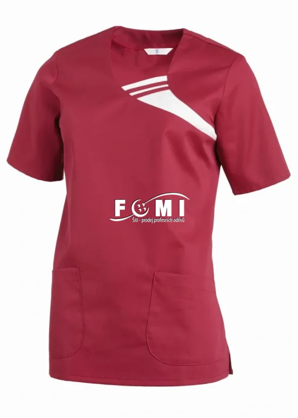 Dámská halena s ozdobnými pruhy