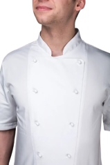 Kuchařský rondon pracovní - krátký rukáv pánský