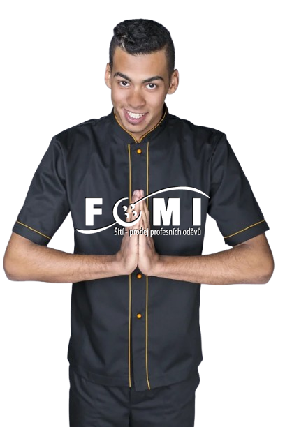 Kuchařský rondon jednořadý pánský