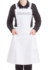 Zástěra laclová s krajkou