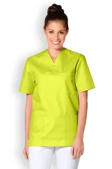 Tunika UNISEX do "V" limetková