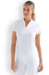 Dámské strečové triko se stojáčkem