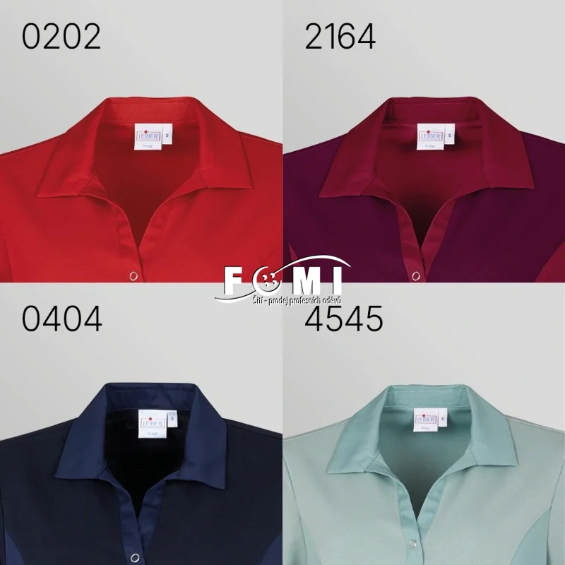 Dámské pohodlné triko s límečkem