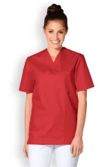 Tunika UNISEX do "V"  červená