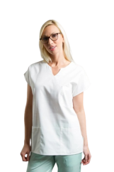 Operační halena Lucie  - bílá