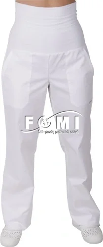 Kalhoty dámské bílé