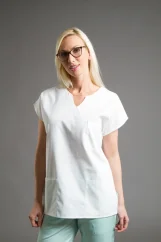 Operační halena Lucie bílá