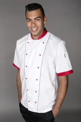 Kuchařský rondon Princes s krátkým rukávem pánský