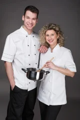 Kuchařský rondon Princes s krátkým rukávem pánský