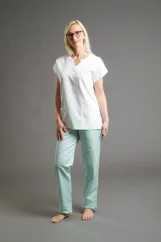 Operační halena Lucie bílá