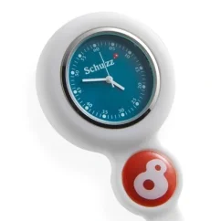 Schu'zz připínací hodinky bílé