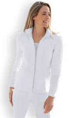 Dámská fleece mikina bílá