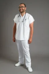 Operační halena do "V"