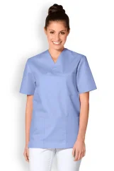 Tunika UNISEX do "V" - ledově modrá