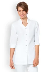 Dámská halena s 3/4 rukávem a obdélníkovými knoflíky