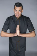 Kuchařský rondon jednořadý pánský