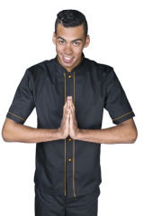 Kuchařský rondon jednořadý pánský