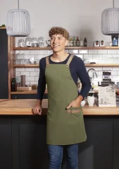 Stylová zástěra UNISEX LS 38