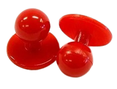 Základní knoflík: ČERVENÝ