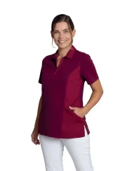 Dámské pohodlné triko s límečkem