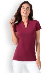 Dámské strečové triko se stojáčkem