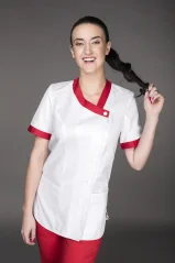 Kuchařský rondon Pavla s krátkým rukávem dámský