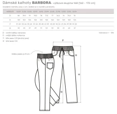 Dámské kalhoty Barbora