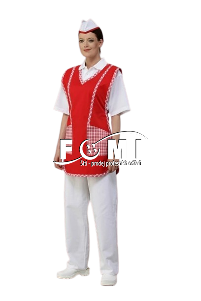 Zástěra "Mušketýr" s lemováním