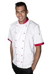 Kuchařský rondon Princes s krátkým rukávem pánský