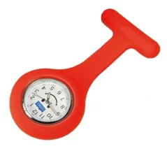 Sesterské připínací hodinky červené