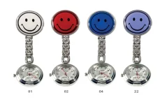 Připínací hodinky - kovové