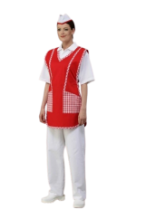 Zástěra "Mušketýr" s lemováním