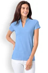 Dámské strečové triko se stojáčkem