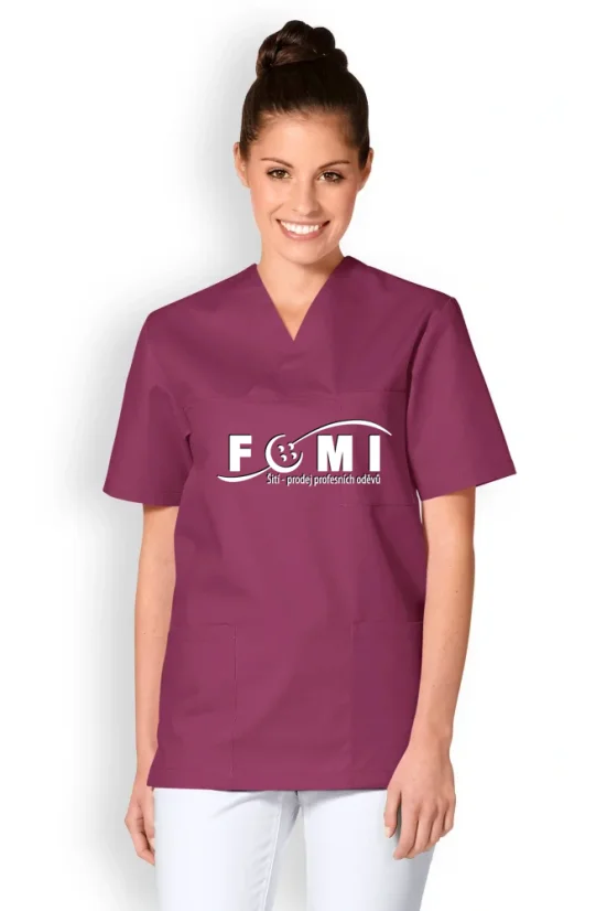Tunika UNISEX do "V" - berry