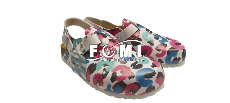 Dámská obuv "barevná abstrakce"