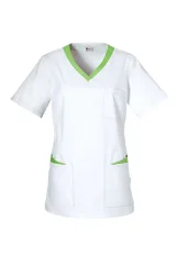 Dámská slip-on tunika s výstřihem do V a dvojitými kapsami