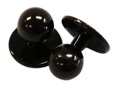 Základní knoflík: ČERNÝ