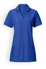 Dámské delší triko s rozhalenkou a kapsami