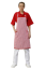 Dámská zástěra s laclem a kapsami