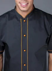 Kuchařský rondon jednořadý pánský