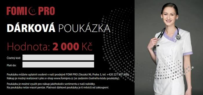 Dárkové poukazy - FOMIPRO