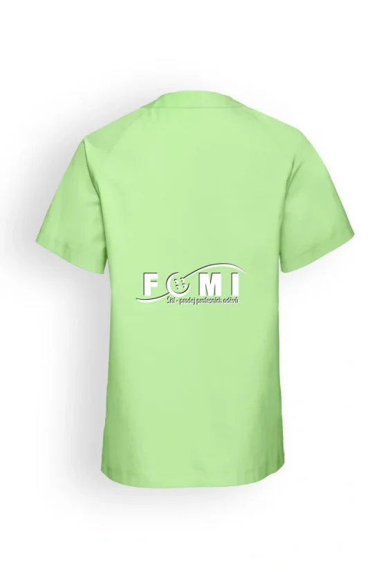 tunika CORE pro muže - výstřih do V jablkově zelená
