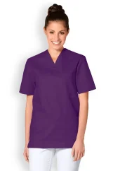 Tunika UNISEX do "V" fialová