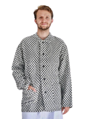 Řeznický kalmuk černo-bílá kostka