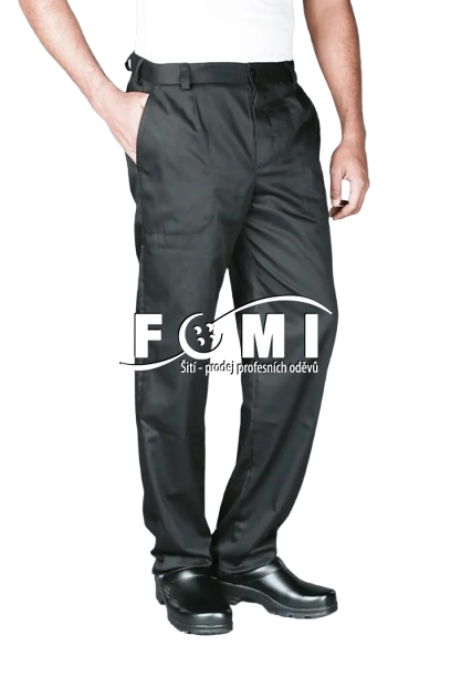 Pánské kuchařské kalhoty černé