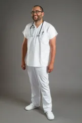 Operační halena do "V"